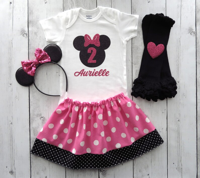 etsy minnie mouse birthday outfit