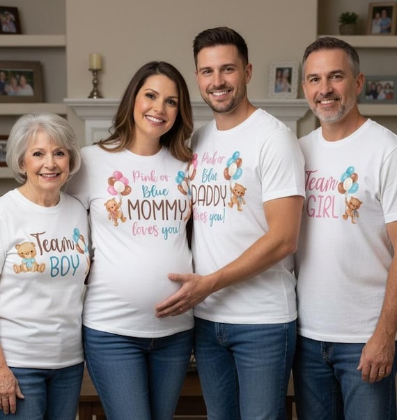 Gender Reveal Baby Shower Shirts - Bearly Wait Baby Shower, Mom