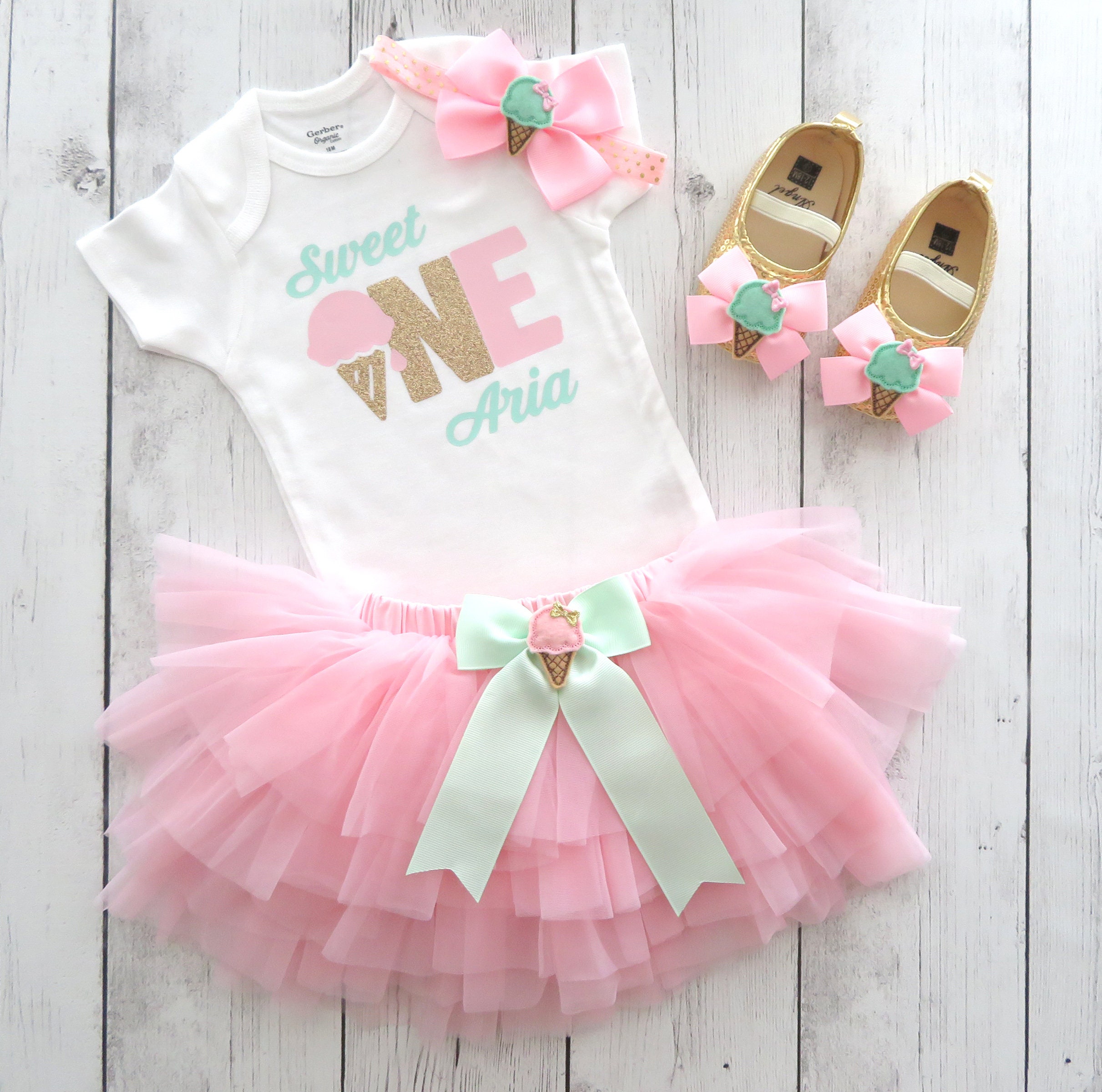 first birthday ice cream outfit