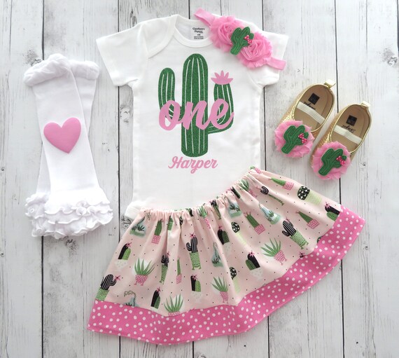 cactus first birthday outfit