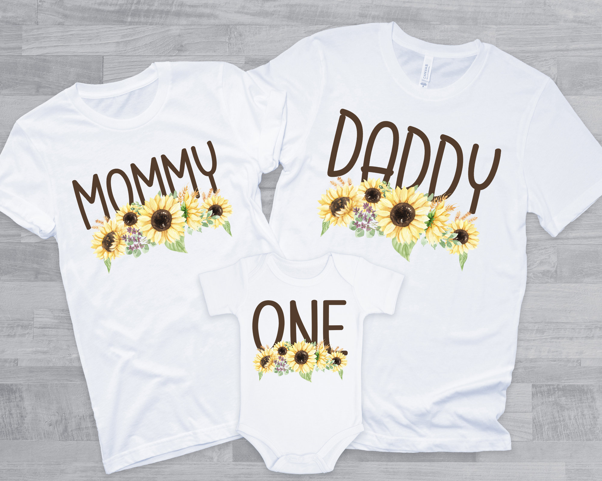 Camisas familiares de 1er cumpleanos de girasol cumpleanos de girasol amarillo marron mama papa abuela hermano hermana tia cumpleanos de otono Etsy Espana