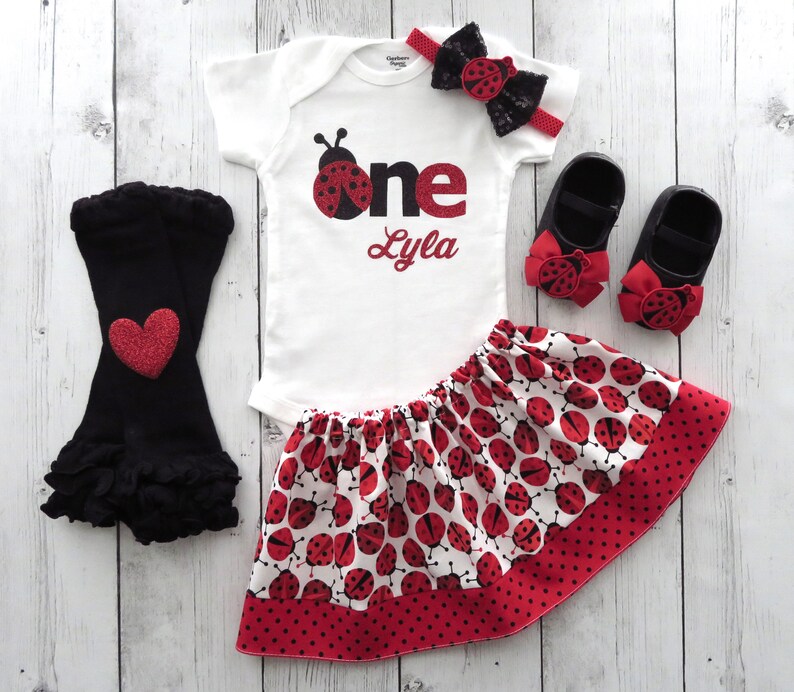 ladybug 1st birthday shirt