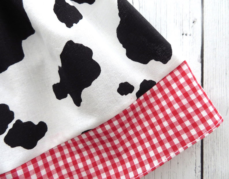 cow birthday cow skirt girl barnyard birthday baby girl skirt cow red cowgirl skirt Cow Skirt for baby girl cow halloween costume