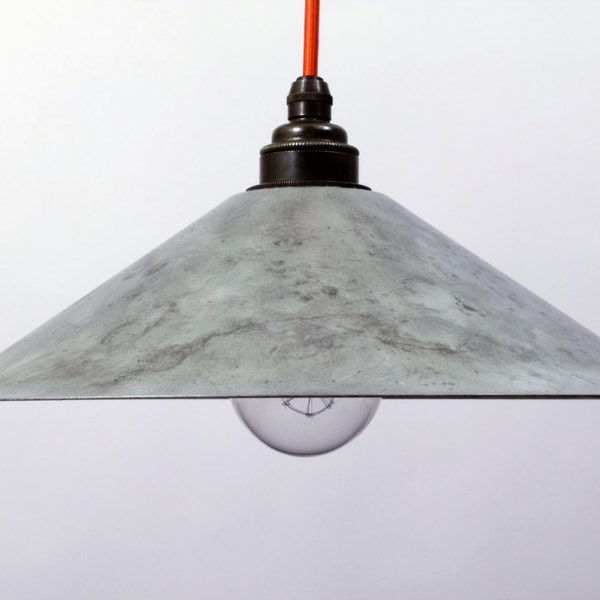 Vintage industrial Lighting. Industrial pendant lamp shade.