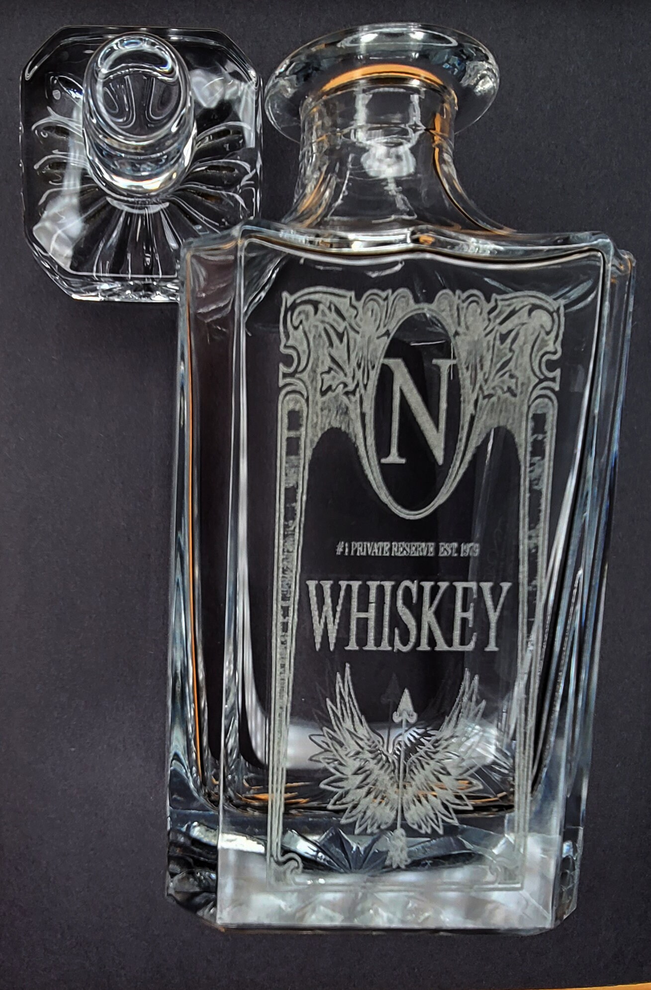 Anything You Would Like to Be Personalized on a Liquor Decanter as