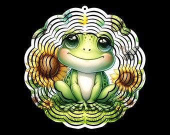 Adorable Frog Wind Spinners