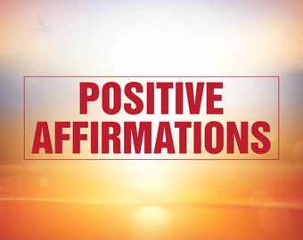 Positive Affirmations Hypnosis - meditation - INSTANT DOWNLOAD - audio file