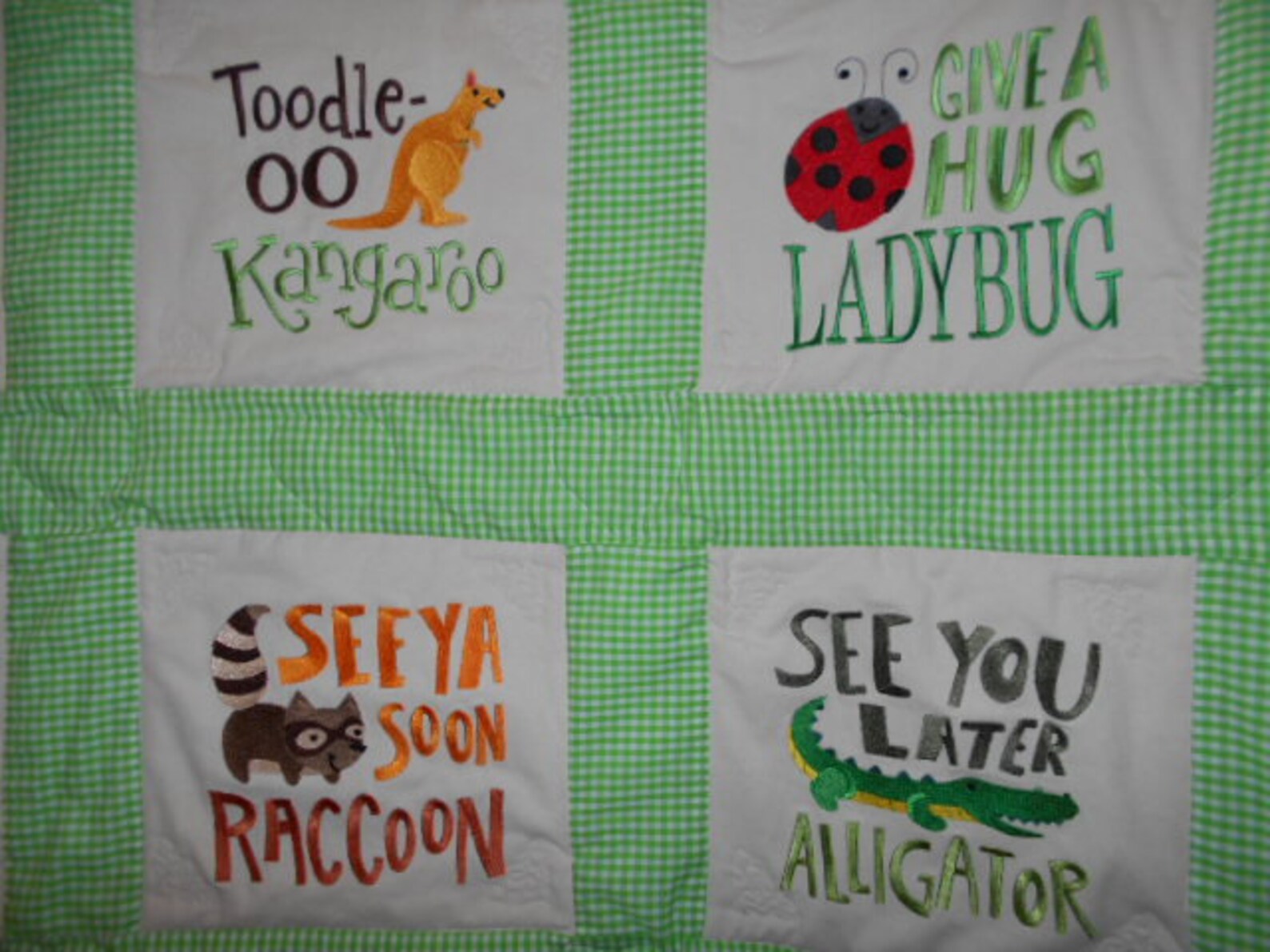 Rhyming Goodbye Quilt. Nine Ways for Your Toddler to Say Etsy