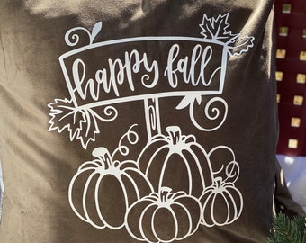 Happy Fall Pillow Cover