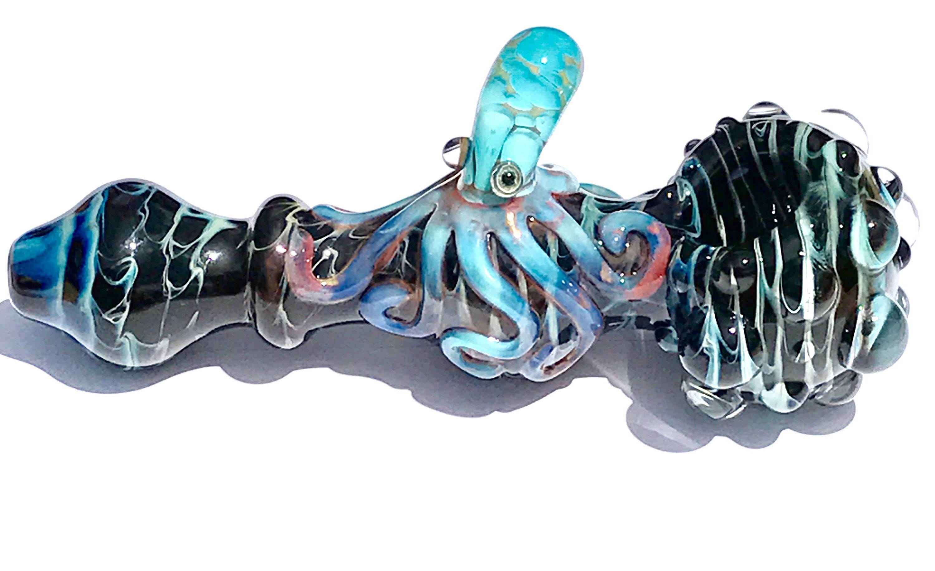 Glass Pipe Calypso Octopus