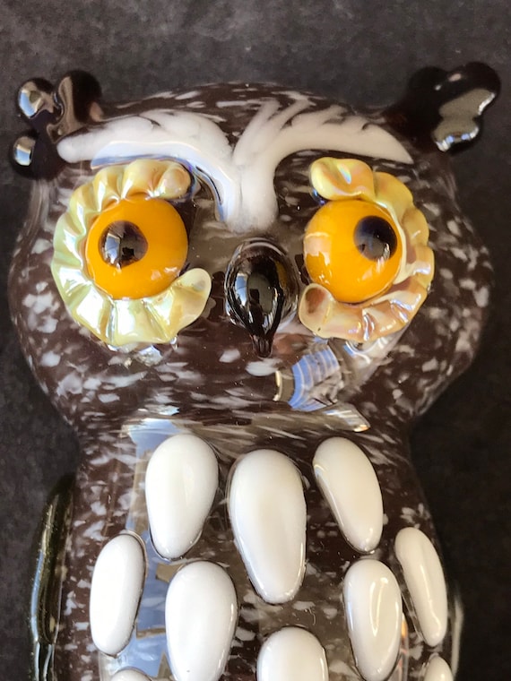 Made to Order Glass Pipe Great Horned Owl