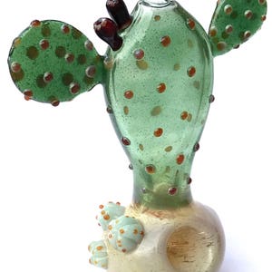 Made To Order Glass Pipe Prickly Pear Cactus