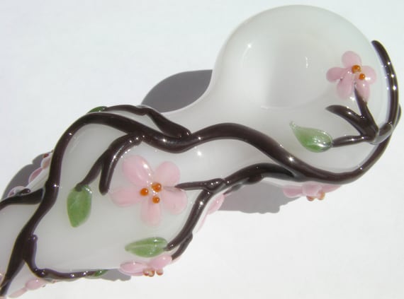 Made To Order Glass pipe               Spring Blossom Time