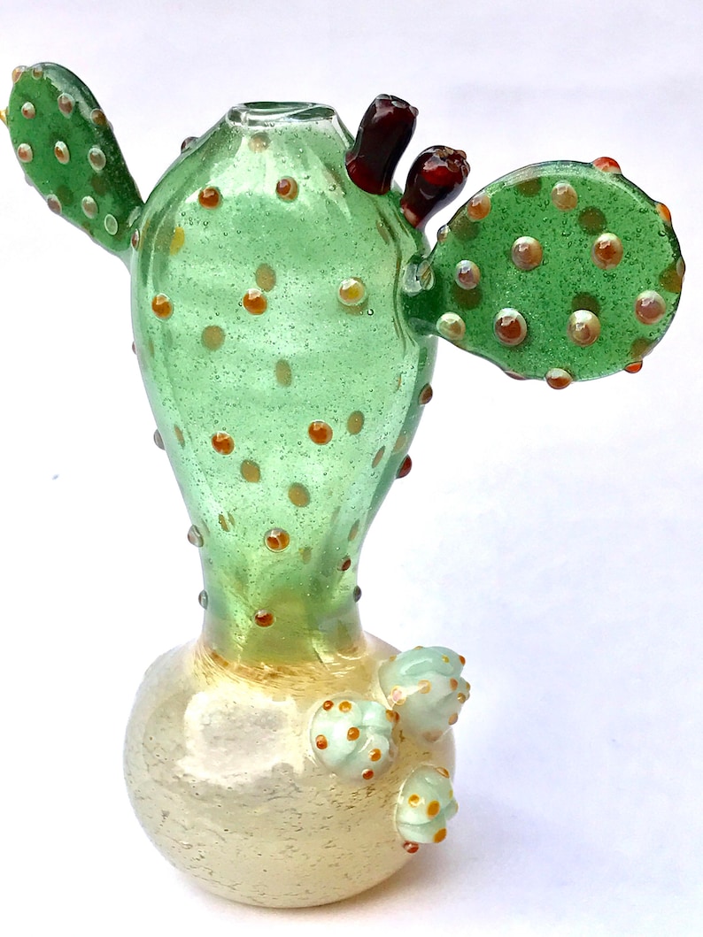 Glass Pipe Prickly Pear Cactus | Etsy