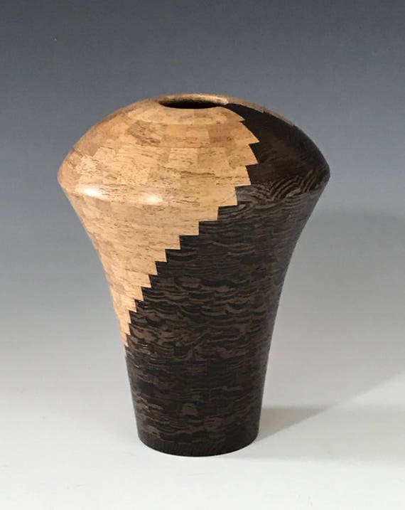 Vase or Vessel Segmented Woodturning Wood Woodturning