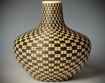 Segmented Woodturning, Basket Illusion, Vessel, Woodturning, Wood, Segmented, Wood Art, Baskets, Ceramic, Interior Design