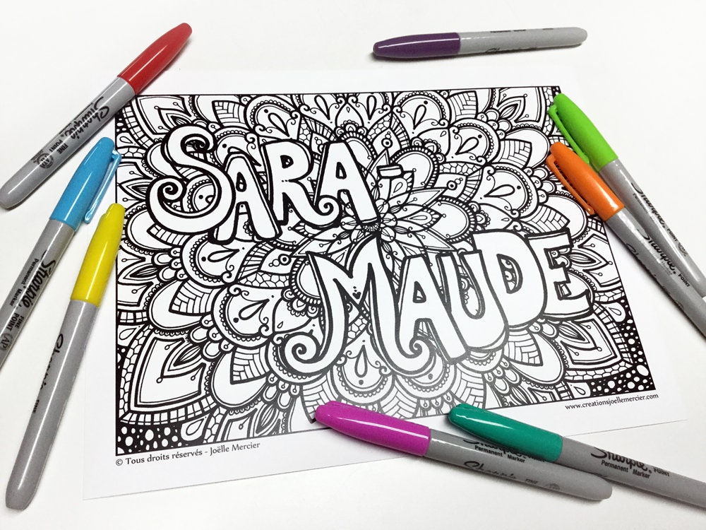 Coloriage Anniversaire Avec Prenom