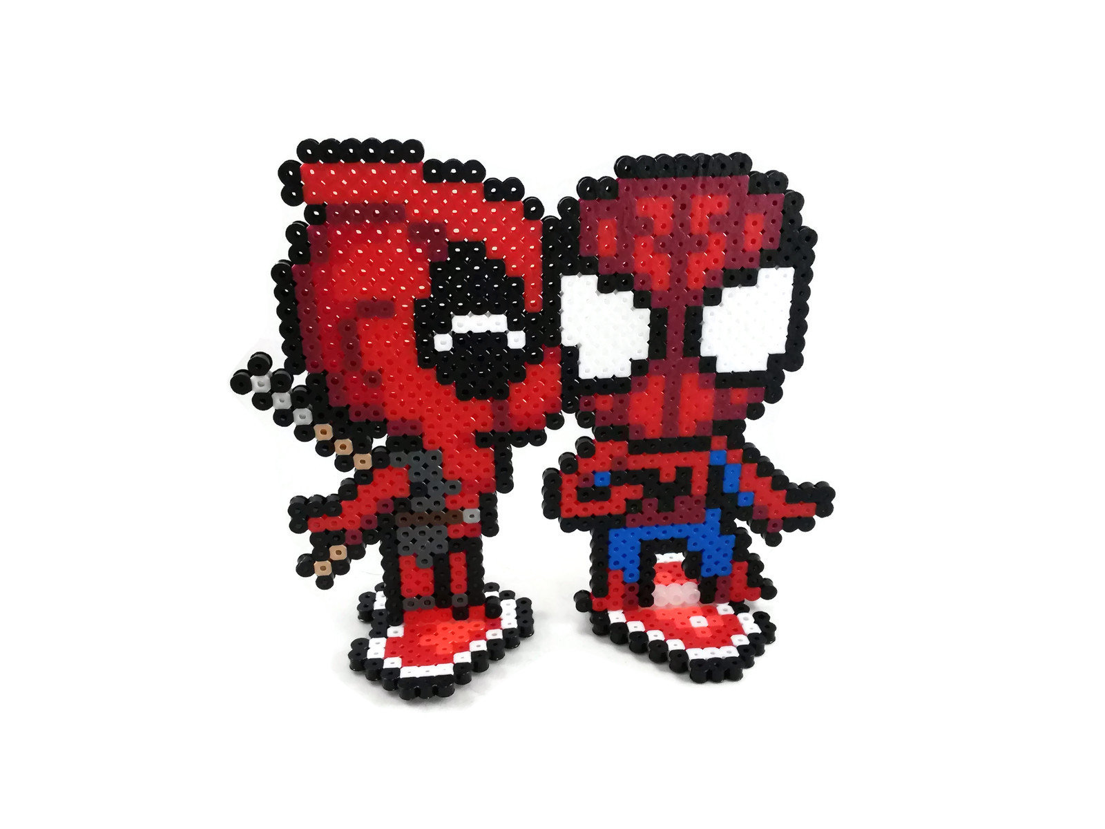Deadpool X Spider Man Kissing Geek Wedding Valentine Etsy