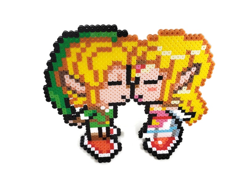 Legend of Zelda  Link and Zelda Kissing Gamer Wedding image 3
