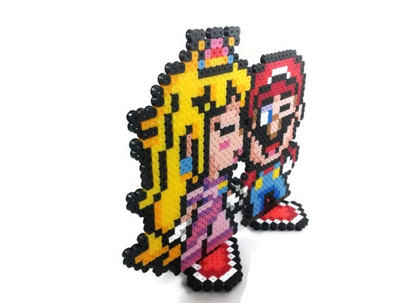 Princess Peach Perler Beads Rosalina Bead Sprite By Celestial