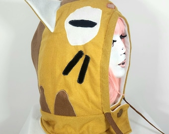 Cat Bus Anime Hood Oversized Handmade Festival Fleece Alt Warm Winter Fall Spring Apparel Hooded Apocalyptic Alternative Clothing Accessory