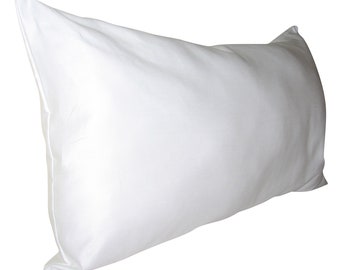 White bolster pillow | Etsy White canvas bolster pillow cover, girl