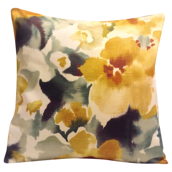 Sanderson Varese Autumn Gold & Spearmint Cushion Cover