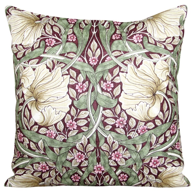 PrettyCushionsUK William Morris Pimpernel Cushion Cover