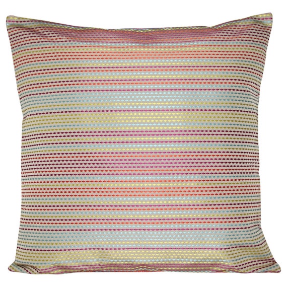 Scion Samba Grape & Pimento Rhythm Weaves Embroidery Cushion Cover