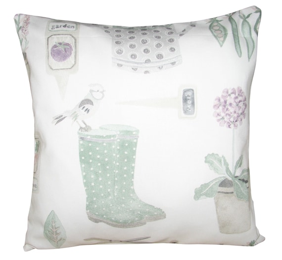 Sanderson The Gardener Potting Room Fig Cushion Cover