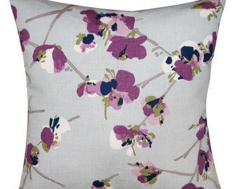 Romo Excellent condition. Farbic abstract floral black cream Cushion Cover ? Romo Excellent condition. Farbic abstract floral black cream Cushion Cover ?