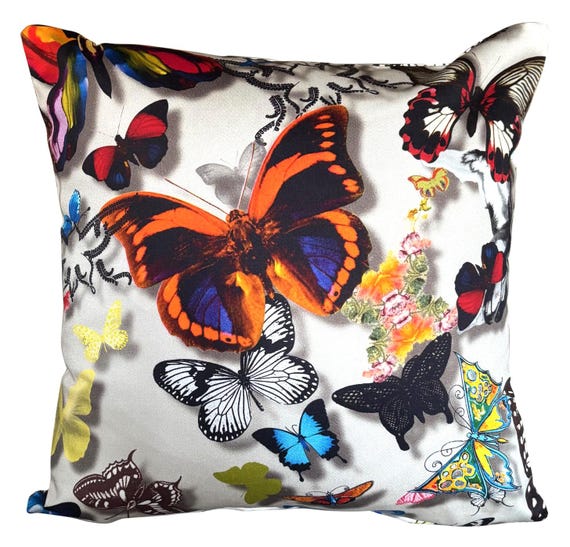 Designers Guild Christian Lacroix Butterfly Parade Daim Cushion Cover