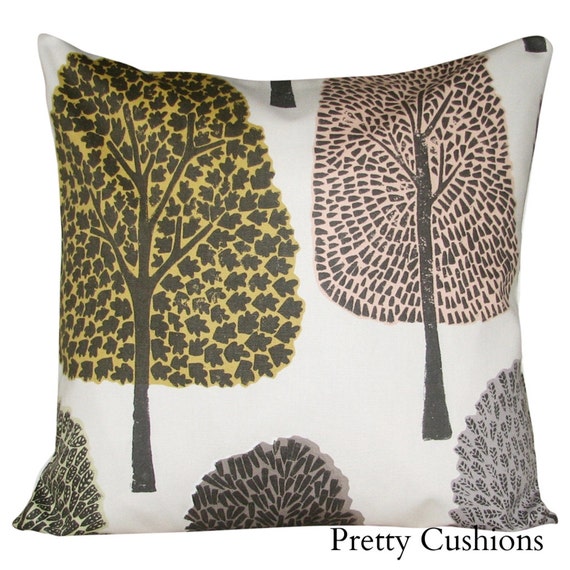 Scion Cedar Levande Blush & Toffee Woodland Cushion Cover