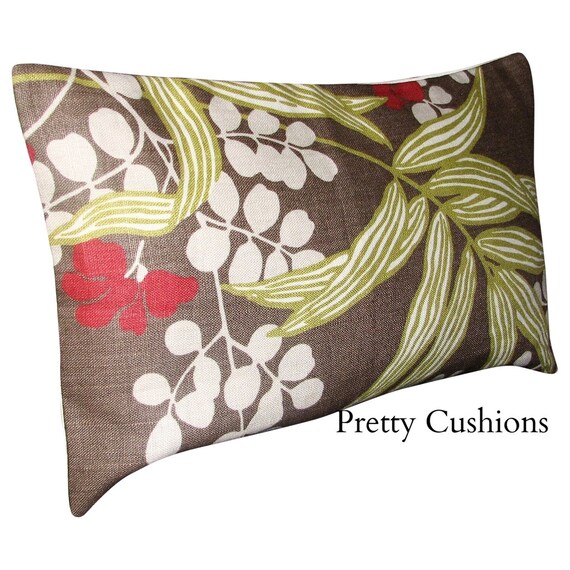 Romo Verbena Saddle Brown Bolster Cushion Cover