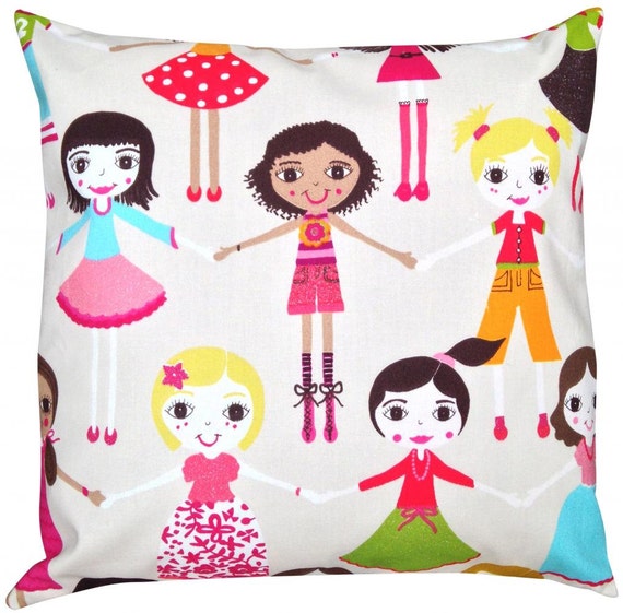 Harlequin Best of Friends Pink Cushion Cover