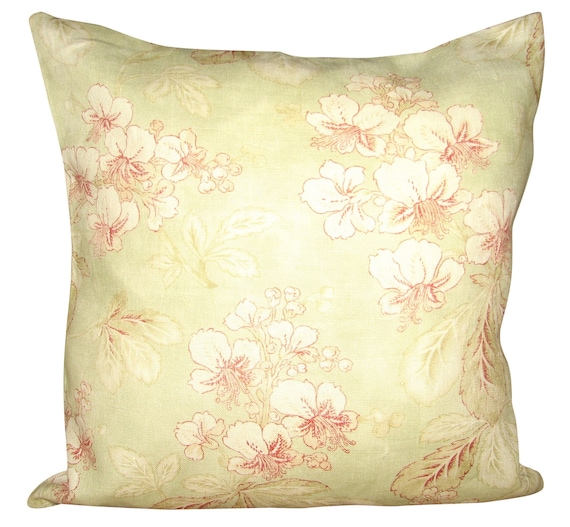 Colefax & Fowler Floral Mint Green Cushion Cover