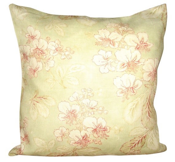 Colefax & Fowler Floral Mint Green Cushion Cover