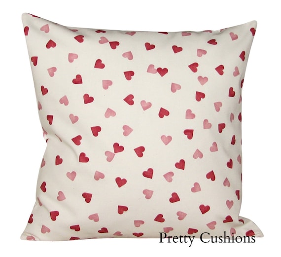 Emma Bridgewater Hearts Pink & Red Cushion Cover