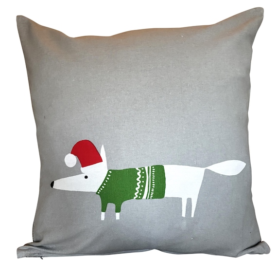 Scion Mr Fox Christmas Cushion Cover 18''