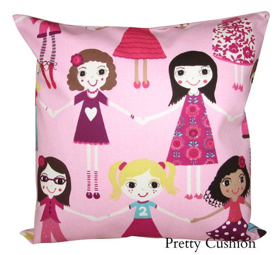 Harlequin Best of Friends Pink Cushion Cover