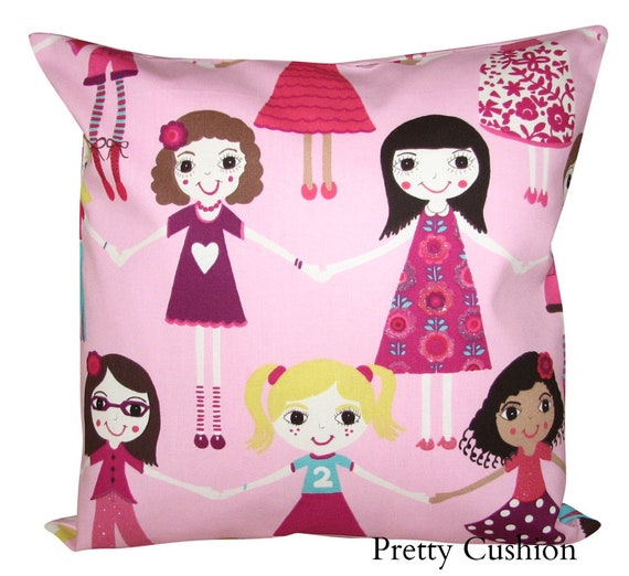 Harlequin Best of Friends Pink Cushion Cover