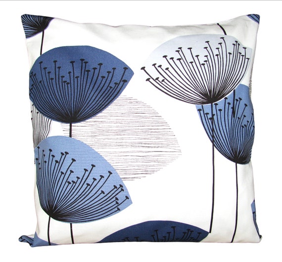 Sanderson Dandelion Clocks Blue Cushion Cover