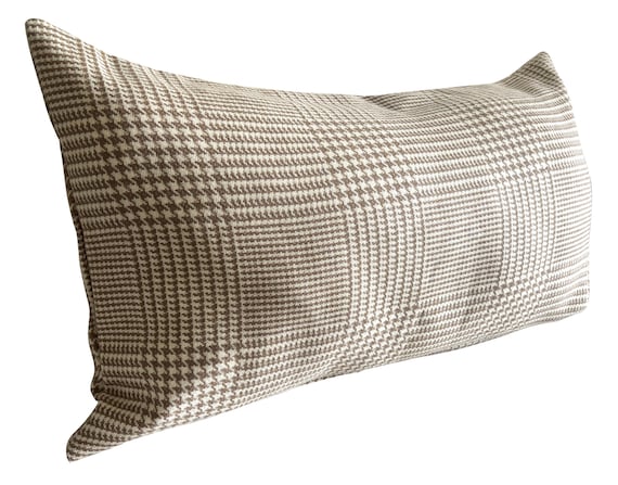 Ralph Lauren Barit Glen Camel Pure Wool Bolster Cushion Cover