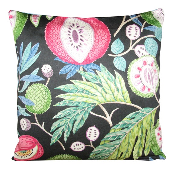 Sanderson Jackfruit Tropical & Ink Cushion Cover