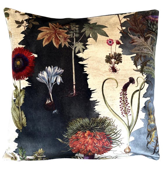 Christian Lacroix Huerta Gitana Suave Piedra Velvet Cushion Cover