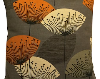 Sanderson Dandelion Clocks Slate Grey Cushion Cover