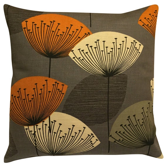 Sanderson Dandelion Clocks Slate Grey Cushion Cover