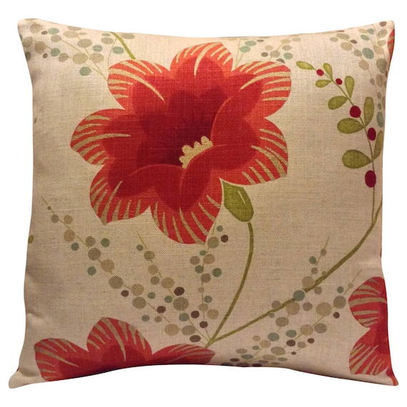 Harlequin Constance Delphine Red Cushion Cover