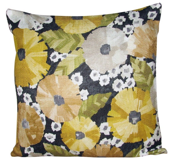 Harlequin Hermosa Gold & Mustard Impasto Cushion Cover