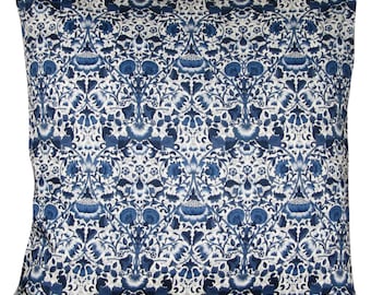Poszewka na poduszkę Liberty of London Lodden William Morris Navy Blue